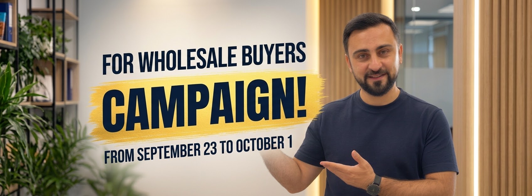 Ətirşah has a special *RETURN* campaign for wholesale buyers