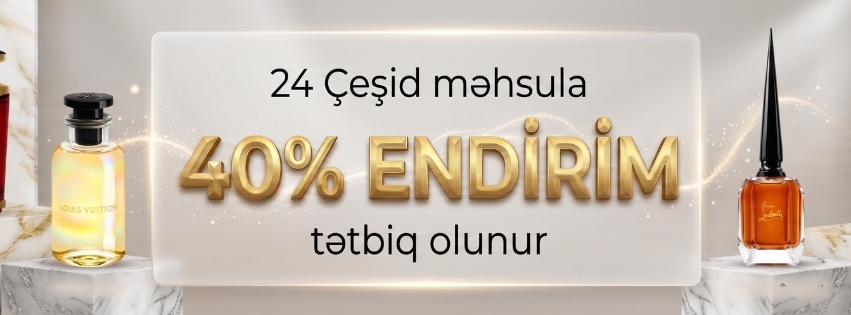 Seçilmiş 24 məhsul bu ayın sonunadək 40% Endirimlə