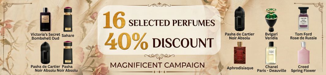 16 selected products with 40% discount until the end of this month
