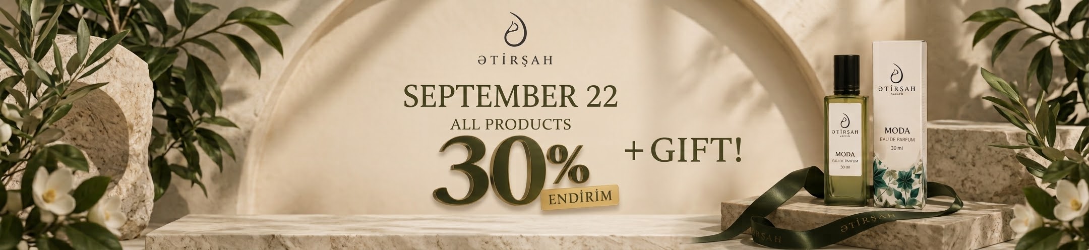 30% OFF on all products on September 22!