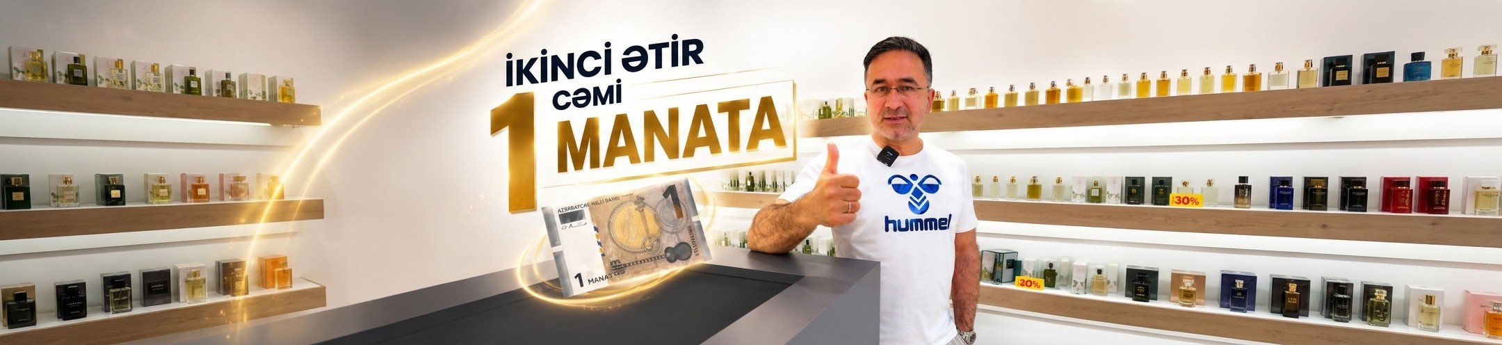Yalnız 1 gün! 23 iyun tarixində!!! İki ətir al, ikinci ətir cəmi 1 AZN