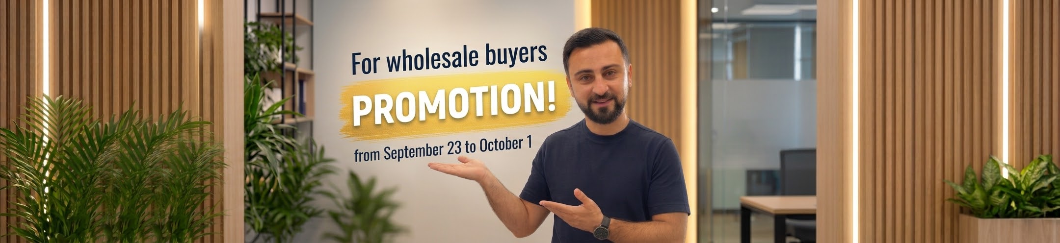 Ətirşah has a special *RETURN* campaign for wholesale buyers